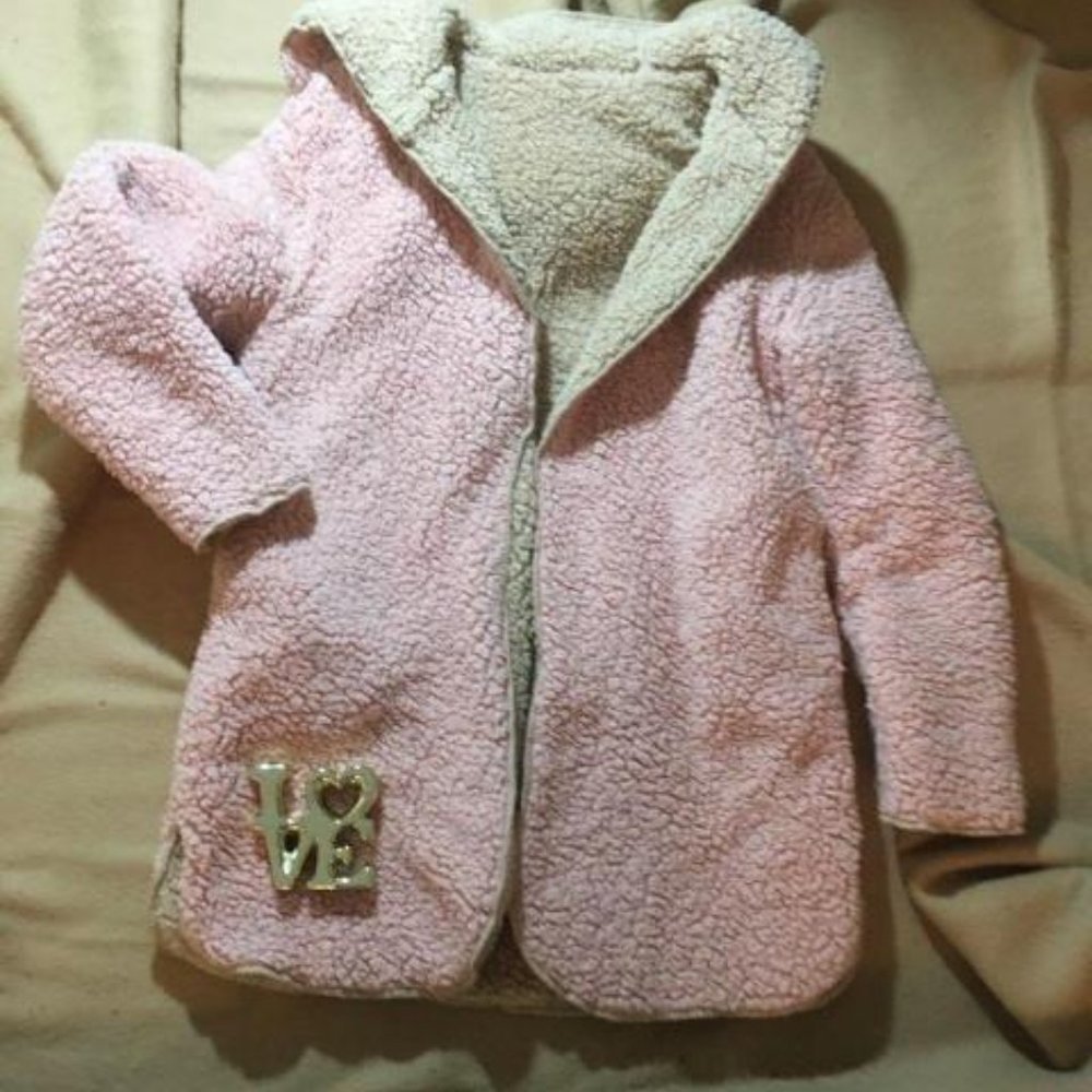 Reversible Faux Sherpa Jacket S/M
